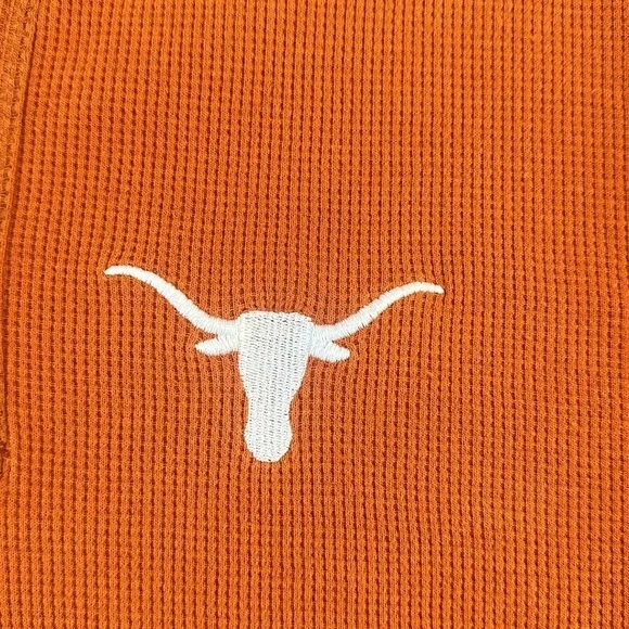 Texas Longhorn Waffle Knit Thermal Long Sleeve Shirt - Picture 8 of 8